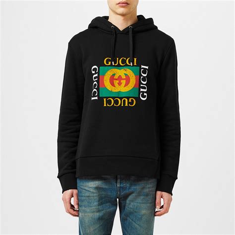 fake black gucci hoodie|Gucci oversized hoodie.